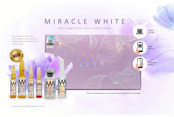 Miracle White 60000mg Glutathione Injection