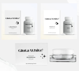 Gluta White L Glutathione Capsule Night Cream and Vitamin C Capsules