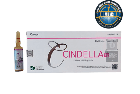 Cindella Thioctic Acid 25mg Skin Whitening Injection