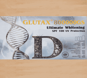 Glutax 800000GS Ultimate Whitening SPF 100 UV Protection 10 Sessions Injection