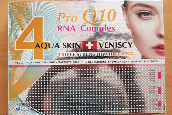 Aqua Skin Veniscy Pro Q10 RNA Complex 4 Skin Whitening Injection