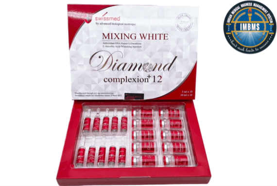 Swissmed mixing white diamond complexion 12 glutathione injection