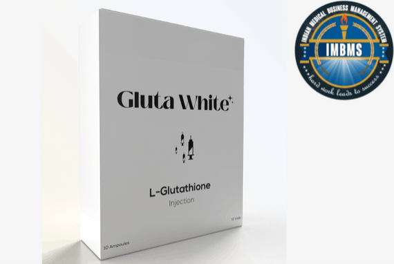 Gluta white glutathione skin whitening treatment injection