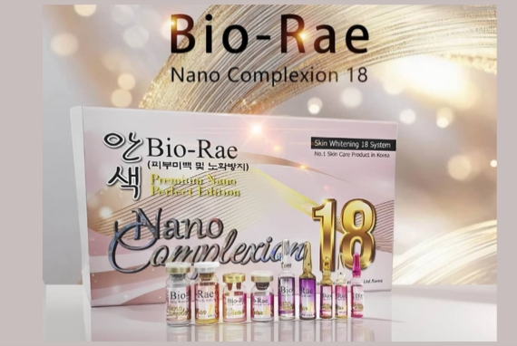 Bio Rae Nano Complexion 18 Skin Whitening Glutathione Injection