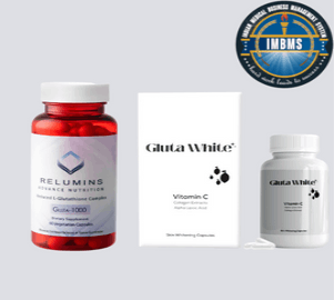 Relumins glutathione 1000mg with Gluta white vitamin c