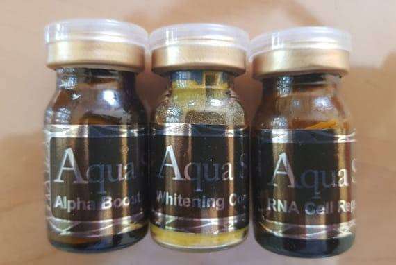 Aqua Skin  24K Royale Gold Glutathione Skin Whitening 10 Sessions Injection