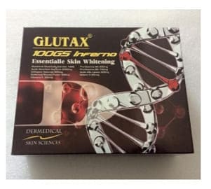 Glutax 100gs Inferno Essentialle Skin Whitening 10 Sessions Injection