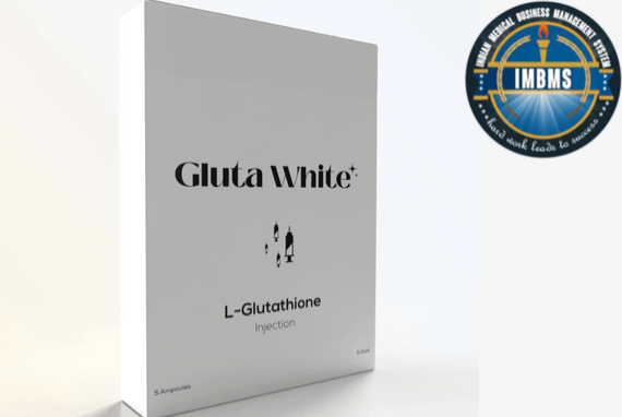 Gluta White Glutathione Skin Whitening and Anti Aging 5 Sessions Injection