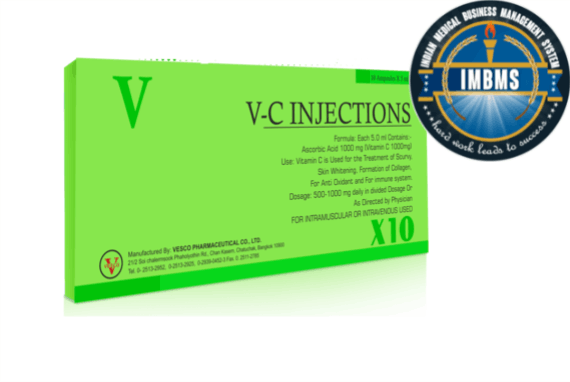 VC Injection 1000 MG 10 Ampoules  of 5 ML