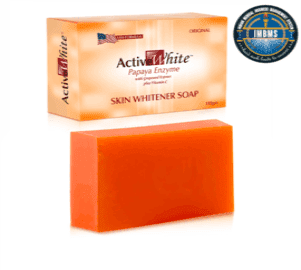 Active White Papaya Enzyme with Grapeseed Extract Skin Whitener Soap