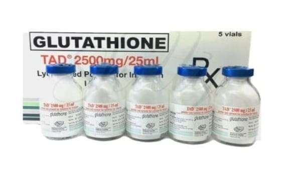 Tad 2500 mg glutathione injection 5 Sessions