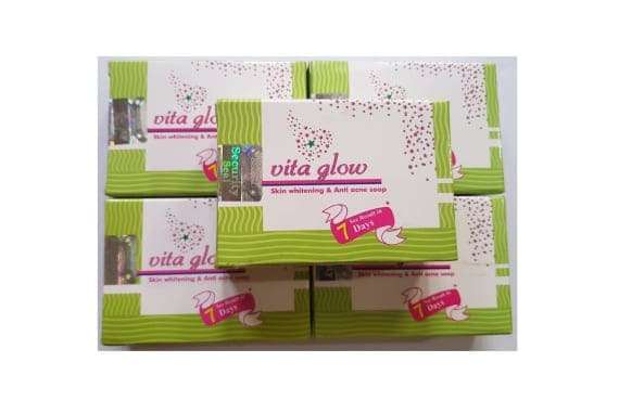 Vita Glow Skin Whitening and Anti Acne Soap Pack of 5