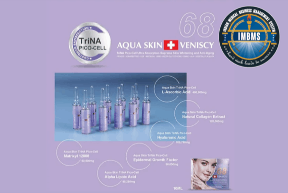 Aqua skin veniscy 68 glutathione injection