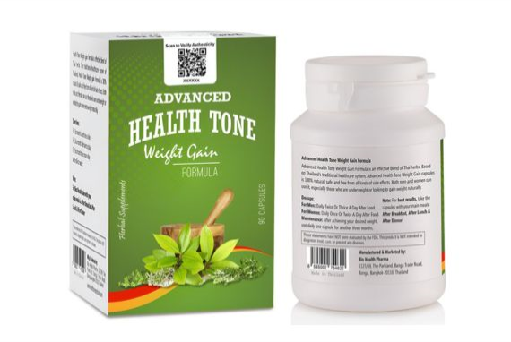 Advanced Health Tone Weight Gain Capsules 1500mg