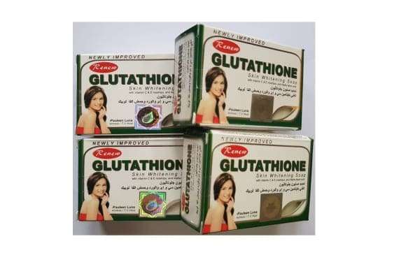 Renew Glutathione Skin Whitening Soap 135gm pack of 4