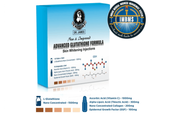 dr james advance glutathione 10 sessions injection