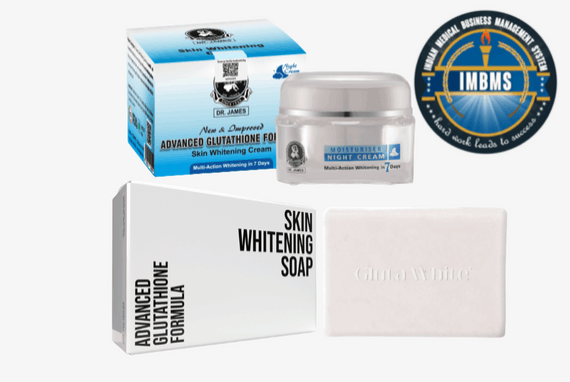 dr james whitening cream with gluta white glutathione soap