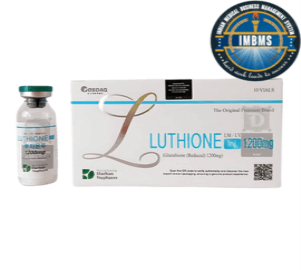 Luthione Glutathione Reduced 1200mg 10 Sessions Injection