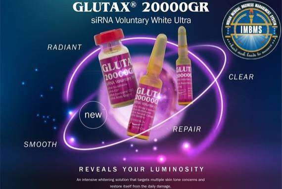 Glutax 20000GR SiRNA Voluntary White Skin Whitening 10 Sessions Injection