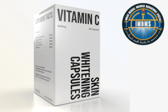 Gluta White Vitamin C with Collagen Skin Whitening Capsules