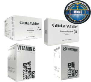 Gluta white glutathione cream vitamin c capsules papaya soap combo