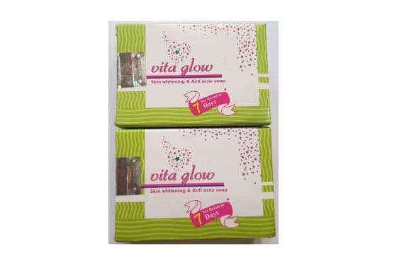 Vita Glow Skin Whitening and Anti Acne Soap Pack of 2