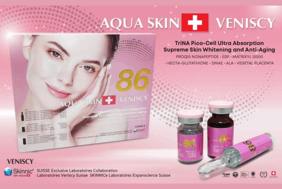 Aqua skin veniscy 86 trina pico cell absorbtion supreme skin whitening injection