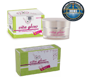 Vita Glow Glutathione Skin Whitening Night Cream and Soap