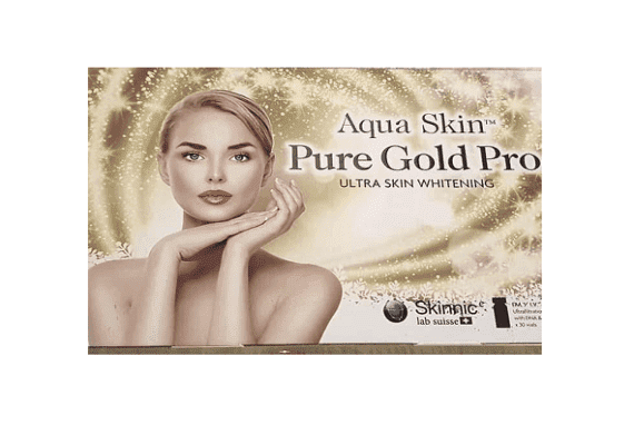 Aqua Skin Pure Gold Pro Ultra Skin Whitening Injection 30 Sessions