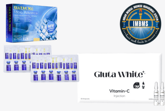 Glutax 5gs micro advance glutathione and gluta white vitamin c injection 