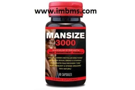 Mansize 3000 extreme male enhancement 60 capsules