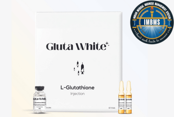 Gluta white glutathione skin whitening treatment injection