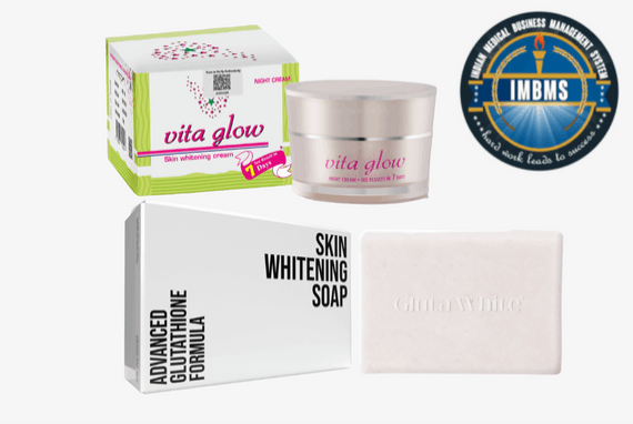 vita glow night cream with gluta white glutathione soap