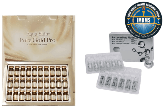 aqua skin pure gold pro ultra with laroscorbine platinum injection