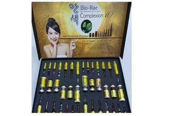 Bio Rae Complexion 10 Glutathione Skin Whitening 4 Sessions Injection