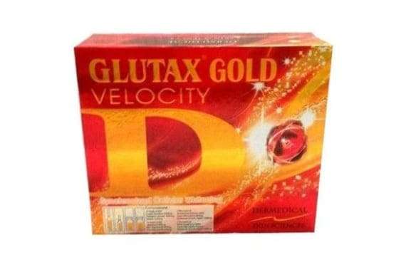 Glutax 300gs Gold Velocity Skin Whitening 10 Sessions Injection