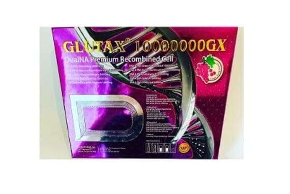 Glutax 10000000GX DualNA Premium Recombined Cell 10 Sessions and 2 soaps 100g each Skin Whitening Injection