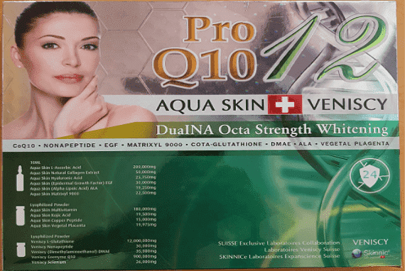 Aqua Skin Veniscy 12 DualNA Octa Strength Skin Whitening 10 Sessions Injection