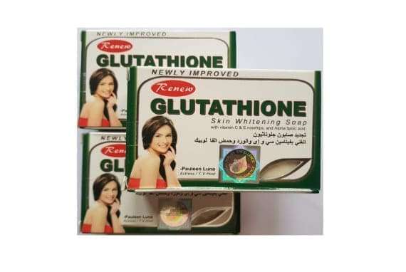 Renew Glutathione Skin Whitening Soap 135gm Pack of 3