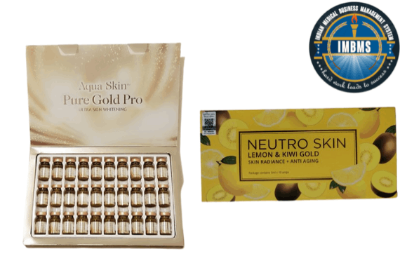 aqua skin pure gold pro ultra with neutro skin vitamin c injection