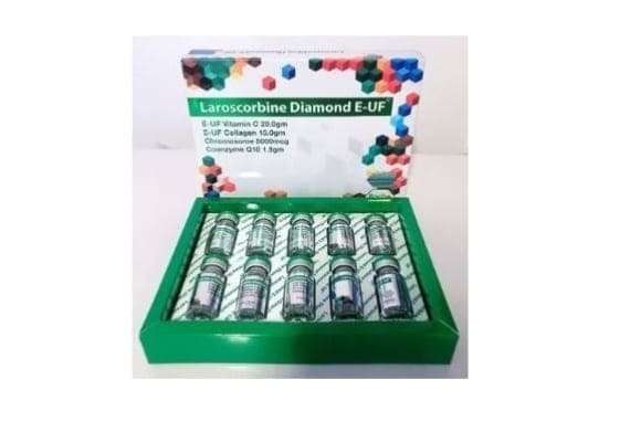 Laroscorbine Diamond E UF 20000 mg Vitamin C and Collagen Injection 10 Sessions