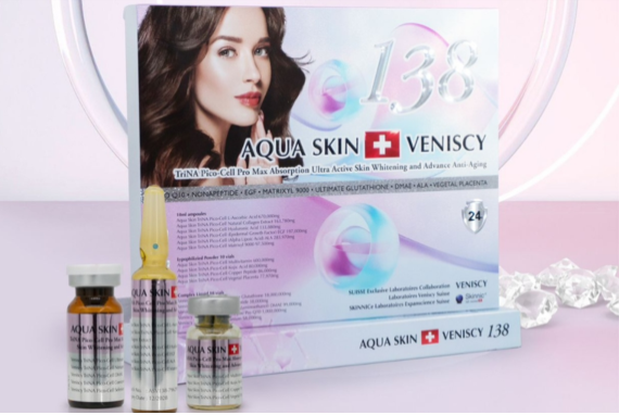 Aqua Skin Veniscy 138 TriNa Picocell Pro Max Glutathione Injection