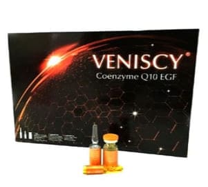 Veniscy Coenzyme Q10 EGF Glutathione Skin Whitening 7 Sessions Injection