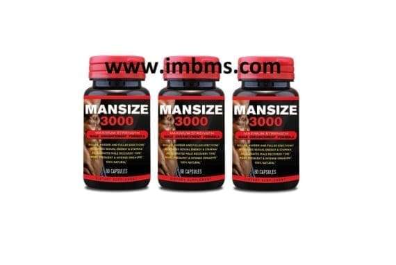 Mansize 3000 extreme male enhancement capsules Pack of 3