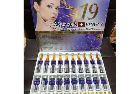 Aqua skin veniscy 19 pico cell absorption ultimate skin whitening injection