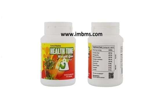 Health Tone Extra Effective Weight Gain 180 Capsules 2 Bottles