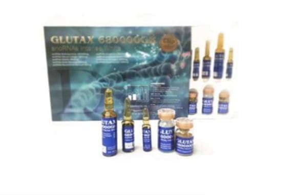 Glutax 680000GR SnoRNAs Intense White Skin Whitening 4 Sessions Injection