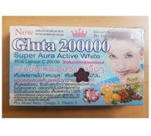 gluta 200000 super aura active white