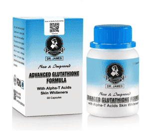 dr james advanced glutathione skin whitening capsules