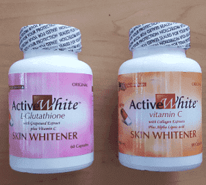 active white advanced glutathione and vitamin c skin whitening capsules